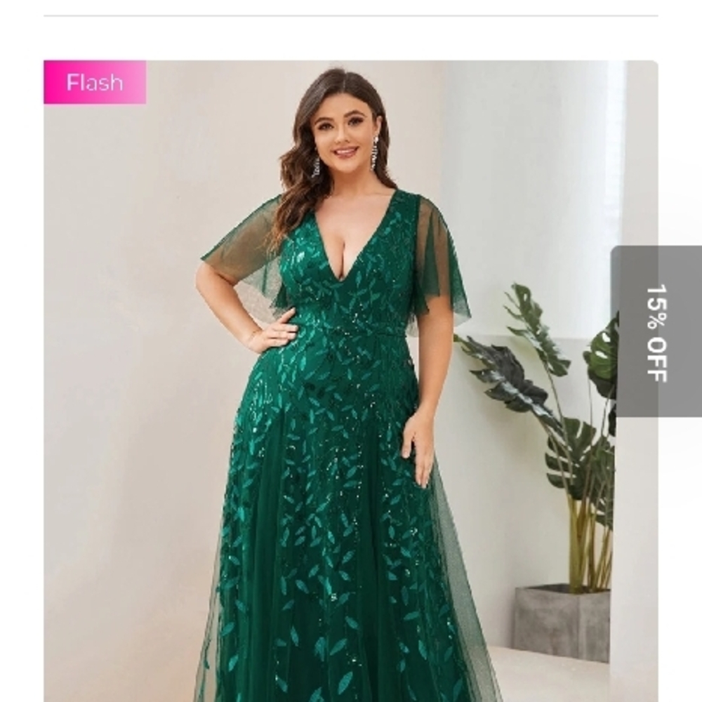 Ever Pretty Green Prom Dress